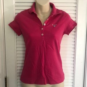 Preppy Barbour Collared T Shirt Polo 8 S